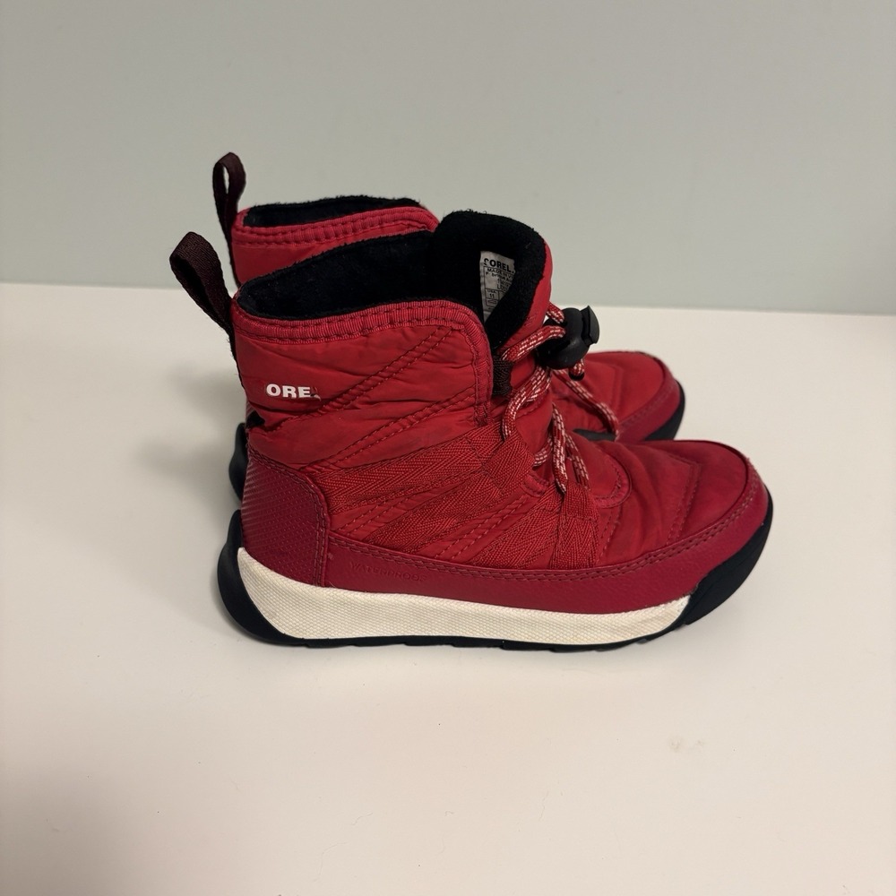 Sorel Pink Whitney II Short Lace Up Boots Girls Size 11 Kids